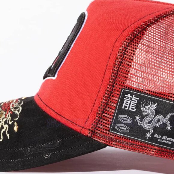 Red Monkey Year Of The Dragon RM1505 New Limited Edition Unisex Trucker Hat Cap - Picture 15 of 15